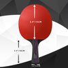 Sportout Ping Pong Paddle, Professional Table Tennis Racket with Case, Table Tennis Paddles for Advanced Training and Tournament