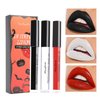 MIESCHER Halloween Matte Liquid Lipstick Tube, Waterproof Lip Gloss High Pigmented Matte Velvety Creamy Lipstick, Smudge Proof & Non-stick Lip Stain, Bold Goth Face Paint (Set A, 0.21oz)