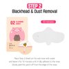 Mefactory 3Step Blackhead Remover Nose Strip | Instant Blackhead Removal, Exhilarating Sebum Removal, Nose Pores, Absorb Acne Nose Gunk | (10 Count)