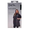 Betty Dain Black Jaguar Bleach-proof All Purpose Styling Cape, Material Defends Against Bleach Stains, Color Proof, Chemical Proof, Waterproof, Lightweight Embossed Nylon, Black