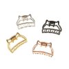 4PCS Lady Women Cat shape Metal Hair Jaw Clips Hair Clamp Ponytail Holder Hair Claw Hairpin Accessories(1.6 inch)