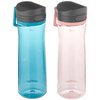Contigo Jackson 2.0 BPA-Free Plastic Water Bottle with Leak-Proof Lid, Juniper; Pink Lemonade, 24oz, 2-Pack