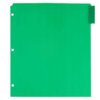JAM PAPER Plastic Index 5-Tab Dividers - 9 3/4 x 11 1/2 - Assorted Multi-Color - 5 Tabbed Dividers/Pack