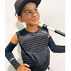 COOLOMG Youth Baseball Padded Shirt Kids Chest Protector Rib Heart Guard Sternum Protection for Football Softball Lacrosse Goalies XS