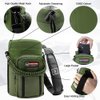NATURE PIONEOR Water Bottle Holder with Strap, 25 32 40 64 128oz Sports Water Bottle Carrier with Adjustable Shoulder Strap, Crossbody Water Bottle Sleeve for Hiking, Camping