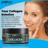 AROMA DEAD SEA Hydrolyzed Collagen Face Cream. Anti Aging, Day & Night Moisturizer, Dead Sea Minerals & Collagen Enriched, Anti Wrinkle & Hydrating -100ml/3.5 Fl.Oz