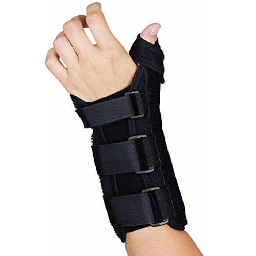 Alpha Medical Carpal Tunnel Wrist Brace & Thumb Spica Splint. Wrist & Thumb Immobilizer Brace. Wrist Brace for Arthritis Tendonitis Wrist Pain Fracture L3807 (Small ; Left Hand)