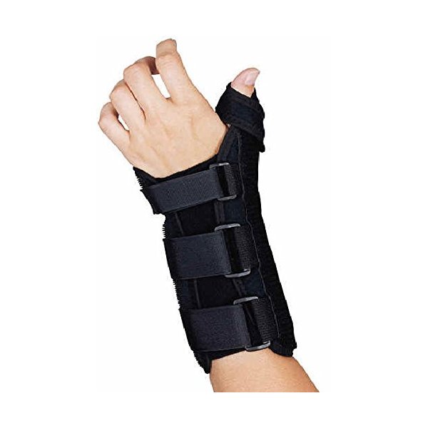 Alpha Medical Carpal Tunnel Wrist Brace & Thumb Spica Splint. Wrist & Thumb Immobilizer Brace. Wrist Brace for Arthritis Tendonitis Wrist Pain Fracture L3807 (Small ; Left Hand)