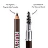 Ruby Kisses GoBrow Eyebrow Pencil, Sharpenable, Longwear, Long Lasting Eyebrow Wooden Pencil for Natural-Looking Brows 3 PACK (Dark Brown)