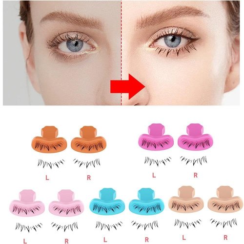 1Pair Arrivals Eyelash Stamps Tool, Lower Lash Stamp Tool, Extensions Natural Looking Bottom Lashes, DIY Lower Lashes False Eyelashes for Make up Beginner