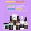 YEOUTH Hyaluronic Acid Serum for Face, Vitamin C Face Serum, Face Cleanser, Toner for Face, Under Eye Gel, Face Cream, Complete Self Care Routine, 6-Piece, Skin Care Gift Set