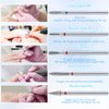60 Pieces Diamond Nail Drill Bit Set Electric Cuticle Cleaner 3/32 Nail File Ceramic Nail Drill for Acrylic Manicure Pedicure Gel Nails Home Salon Use