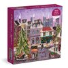 Galison Christmas Square 1000 Piece Puzzle in Square Box from Galison - Holiday Puzzle for Adults with Beautiful Artwork from Joy Laforme, Thick and Sturdy Pieces, Perfect
