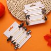 HZEYN 12 Pack Hallowen Hair Clips Spooky Ghost Spider Bat Devil Tree Bobby Pins Hair Accessories Costume Jewelry for Women Halloween Party Supplies (BOO Devil Tree)