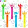 uoyoi Princess Party Favors,24Pcs Glitter Crown Bubble Wands for Kids,Bling Crown Bubble Wand for Princess Birthday Party Supplies,Classroom Prizes Pinata Goodie Bag Stuffers Gift
