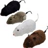 balacoo 4pcs Plush Clockwork Mouse Small Dog Toy Animals Toys pet Toys Soft Toy cat Teaser Toy cat mice Toys Stuffed Rat Toy Mouse cat Mouse Wind up Mouse cat Toy Fake Mouse Puppy Plastic