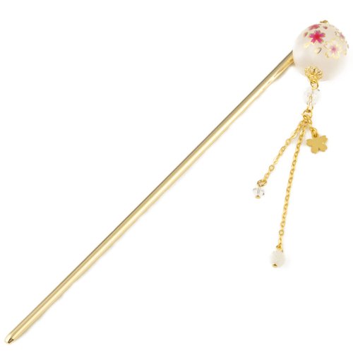 Hair Stick for Bun Kanzashi Metal Hair Pin, Japanese Style Hairpin Hair Chopsticks Hair Accessory...