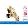 Pica Toys Wooden Wireless Remote Control Robotics Bicycle K3 - Creative Engineering Circuit Science STEM Building Kit - Electric Motor DIY Experiment for Kids, Teens and Adults
