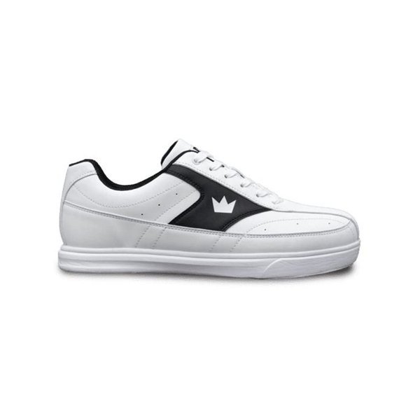 Brunswick mens size Bowling Shoes, White/Black, 10.5 US