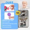 Baby Bath Toys for Kids Ages 1-3 5 PCS Mold Free Toddler Bath Toys for 2-4 Bathtub Water Toys Baby Gifts (Color Random)