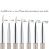 Beaute Galleria 1 Piece Kolinsky Sable Nail Art Liner Striping Brush, for Thin Fine Line Drawing, Detail Painting, Striping, Blending, One Stroke, Acrylic Nail Art Brush (Size: 00#)
