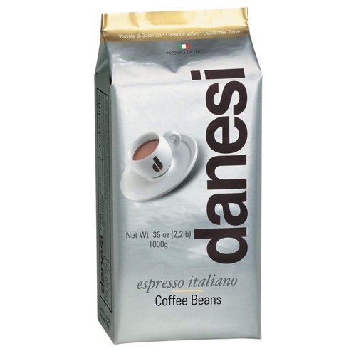Danesi Caffe Italian Coffee Beans (Whole Roasted Coffee Beans for Espresso) - Espresso Coffee Beans (Medium Roast Whole Bean) Coffee Bean - Coffee Beans Espresso - Coffee Whole Bean - GOLD (2.2lb)