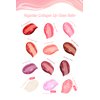 SELF BEAUTY Veganize Collagen Lip Glass Balm | Hydrating Lip Balm in 9 Vibrant Colors | Moisturizing Lip Care Infused with Collagen Jelly Magic | No Animal Trial Lip Balm 0.06 oz (#8 Dried Rose)