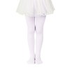 Baby Girls Dance Tights Toddler Footed Ballet Tights Stockings for Girls School Uniform Pants Leggings for Baby Girls White&Pink&Black-3 Pairs 3-6 Years