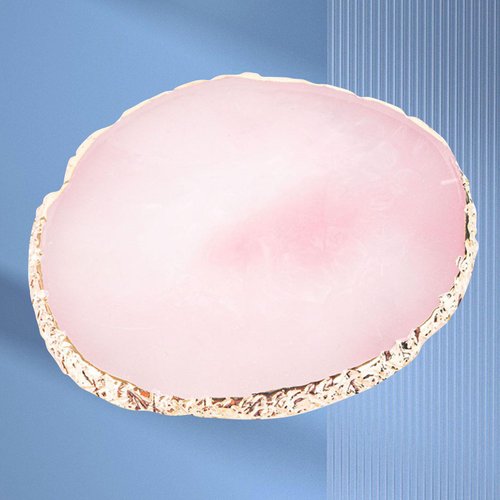 Nail Paint Display Tray, Resin Nail Art Palette, Nail Painting Mixed Color Palette, Multifunctional Nail Art Palette for Nail Salon (Roseate)