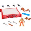 Mattel WWE Knuckle Crunchers Rebound Ring Playset, Includes 2.5-inch Seth Rollins Action Figure with Crunching Joints, Accessories & Flex Mat Technology