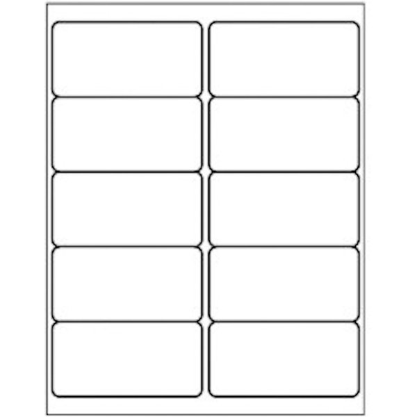 10 Up - Shipping Address Labels - 2" x 4" - 1000 Labels