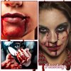 Fake Liquid Blood Washable,Realistic Halloween Zombie Vampire Fake Blood Makeup for Clothes Cosplay Bride Theater Monster SFX Makeup Dress Up