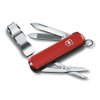 Victorinox Nail Clip 580, 8 Functions, Swiss Made Multi-Tool with Nail File, Nail Cleaner and Small Blade - Red