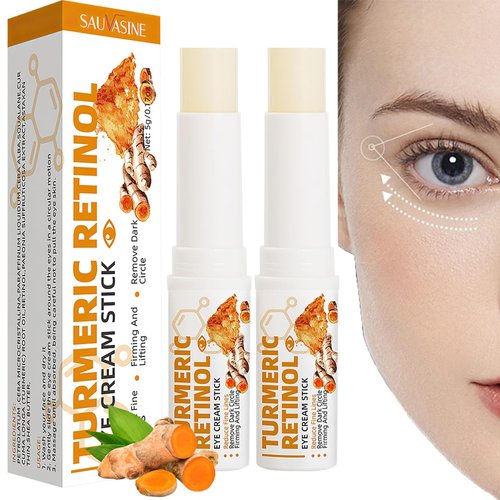 Lumibalm for Under Eye Bags,Lumibalm Eye Bags, Turmeric Eye Cream Stick, Turmeric Retinol Eye Sti...