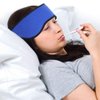 Hilph Headache Ice Pack Migraine Ice Head Wrap, Reusable Head Cold Pack Forehead Ice Pack for Migraine Relief, Headache Tension, Sinus Pain, Chemo, Stress Relief (Blue)