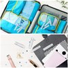 Rtteri 50 Pcs Travel Toothbrush Kit Bulk Folding Toothbrush with Toothbrush Cover Transparent Potable Travel Size Mini Toothbrush Small Foldable Manual Tooth Brushes for Adult Kid Camping School Home