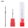 NMKL38 Flame Shape Diamond Cuticle Nail Drill Bit Pro Manicure for Nail Prep 3/32 Shank efile Bit (240-021R)