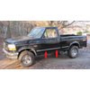 Black Chrome Side Body Trim Molding Replacement for 1992-1996 F150, F250, F350, Bronco - 2" Wide (Quarter Roll - 6 ft)