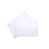 A7 Envelopes - 25-Pack V Flap Foil Border Luxury Mailing Envelopes for 5" x 7" Cards - for Wedding, Invitations, Baby Shower, Photos, Graduation, Birthday, Bridal Shower - 5.25" x 7.25" (White)