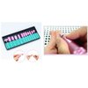 12Pcs Nail Drill Bits Polishing Buffing Electric Manicure Head Replacement Grinding Head with Case for Manicure Pedicure Nail Art Salon Polishing Tools, Pink