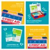 Be Smart Get Prepared 180 Piece First Aid Kit: Clean, Treat, Protect Minor Cuts, Scrapes. Home, Office, Car, School, Business, Travel, Emergency, Survival, Hunting, Outdoor, Camping & Sports, FSA HSA