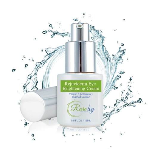 Rare Ivy Rejuviderm Eye Brightening Cream- Eye Cream for Dark Circles and Puffiness - Undereye Mo...