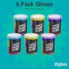 Playbees Galaxy Slime 6 Pack Marbled Slime Gooey Unicorn Fidget Kit Party Favors for Girls Boys Stretchy & Non-Sticky Super Soft Sludge Toy Classroom Rewards Goodie Bag Stuffers