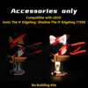 BrickBling LED Lighting Kit Compatible with Lego Sonic The H' Edgehog: Shadow The H' Edgehog (NO Model), Lights Compatible with Lego 77000 Play Set (Classic Version Light)