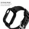 Spigen Rugged Armor Pro Designed for Apple Watch Case with Band Series 9/8/SE2/7/6/SE/5/4 41mm/40mm - Black