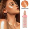 URQT 4 Color Polvo De Hadas Fairy Dust Highlight Patting Powder - Full Body Contouring and Clavicle Pearlescent Patting Powder for Face and Eye, Christmas Sparkling Body Glitter Powder (4 Pack)