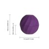 LONGWAY 0.24Oz (7ml) Empty Lip Balm Sphere Containers | Screw Cap Lipstick Tubes/Chapstick Tubes/Chapstick Holder for Lip Gloss & BPA FREE (Pack of 10, Purple)
