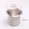 Xinally Run Pack of 1 Stainless Steel Drop-in Cup Drink Holder Poker Table Drink Holder (Silver)