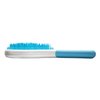 Michel Mercier Wet and Dry Hair Detangler Soft Bristles Hair Brush - Thick and Curly Hair - Blue-White - 1 pc