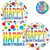 Lobyn Value Packs 32 Piece Rainbow Spots Themed Birthday Party Paper Plates And Napkins Dessert Or Cake Size 7 Inch Disposable Plates